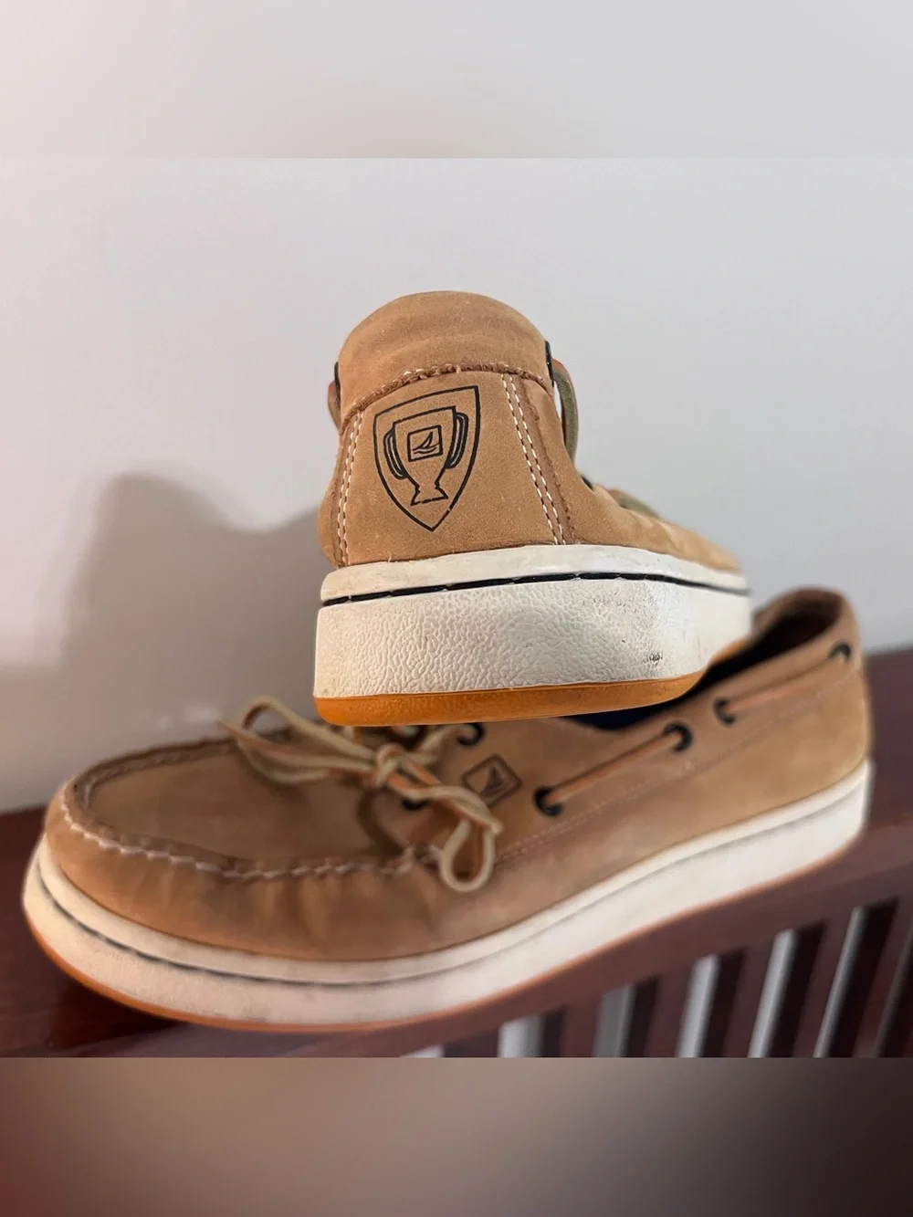 Sperry Men's Tan Leather Boat Shoes